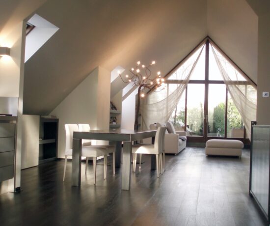 salotto attico milano architetto Alessandra Ferrari