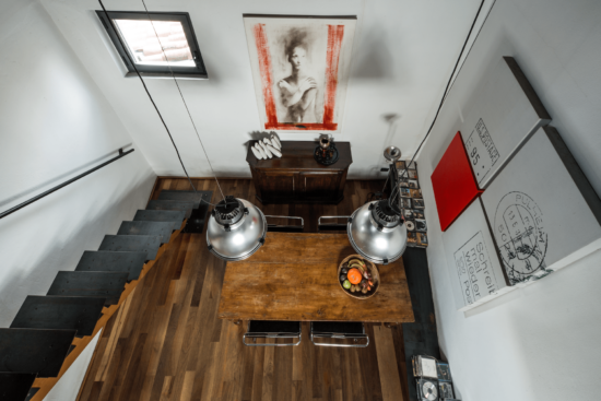 Salotto Casa Torre Bergamo dell'Architetto Ferrari